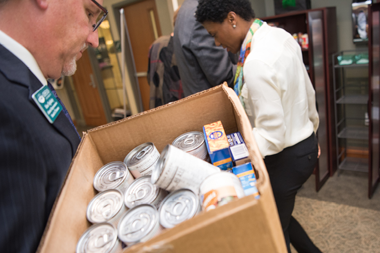 Day of Service with Board of Trustees at Baker University Center. Photo by Ben Wirtz Siegel, BSVC ’02